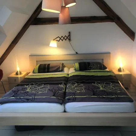 Ruhig & Idyllisch - Schloss - Maisonette-apartment Ulrichshusen Mit Dachterrrasse, Mecklenburger Seenplatte Mit Dachterrasse, Naehe Ostsee شقة