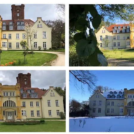 Ruhig & Idyllisch - Schloss - Maisonette-apartment Ulrichshusen Mit Dachterrrasse, Mecklenburger Seenplatte Mit Dachterrasse, Naehe Ostsee *